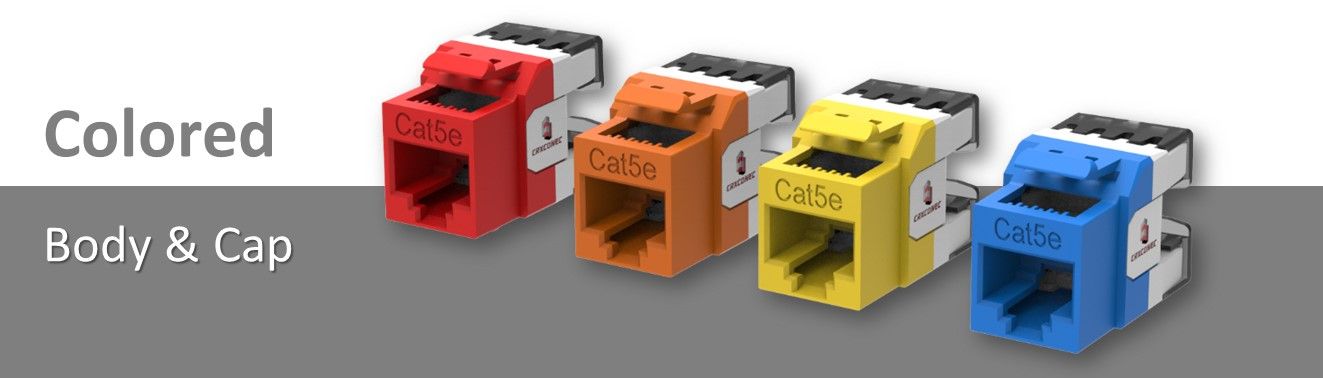 צבעו את ה-Cat5E שלכםשקע קיסטון